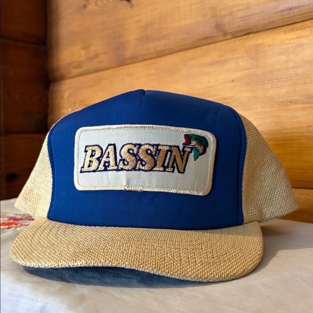 1980 “Bassin” By George, Quailty Hats; Trucker Style SnapBack Cap